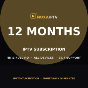 NOXA IPTV IPTV Subscription 12 Months