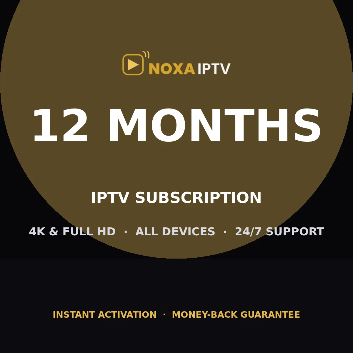 NOXA IPTV IPTV Subscription 12 Months
