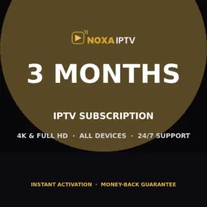 NOXA IPTV IPTV Subscription 3 Months